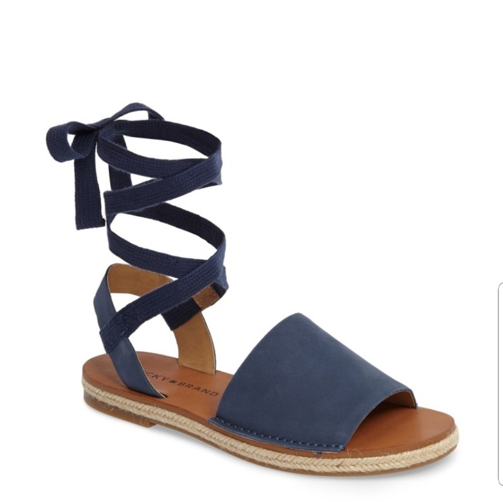 Lucky brand sandal size 7.5 - ankle wrap